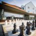 Thermenhotel Kurz in Lutzmannsburg with oversized chess set on the terrace