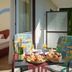 Land-Gut-Hotel Burgblick in Bad Münster am Stein-Ebernburg: terrace breakfast table beside a guest room