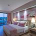 Royal Teos Thermal Resort Clinic & Spa guest room in Seferihisar with balcony and marina view