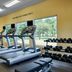 Fairfield Inn by Marriott Myrtle Beach Broadway at the Beach fitness room with treadmills, elliptical, and dumbbells