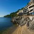 Boutique & Design Hotel Navis, Opatija, with cliffside terraces and calm sea views at sunset