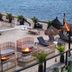 Aqua by American Beech - Adults Only in Aquebogue, waterfront patio with fire pits and loungers