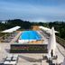 Hotel Arima & Spa in San Sebastian rooftop pool with sun loungers and sea views