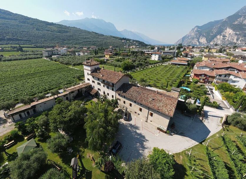 Residence La Colombera in Riva del Garda with mountain and vineyard views