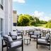 Fairfield Inn & Suites by Marriott Harrisburg Hershey patio with outdoor seating and green views