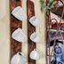 Hill House Bed and Breakfast in Loretto: rustic mug display beside a vintage-style shelving unit
