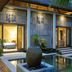 The Purist Villas & Spa Ubud in Ubud with a private villa pool and lit indoor-outdoor living space