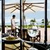 The Gateway Hotel Beach Road in Visakhapatnam dining room with sea view and outdoor terrace