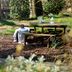 Best Western Manchester Bury Bolholt Country Park Hotel garden picnic table by the lake in Bury