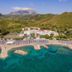 Hotel Torre Oliva in San Giovanni a Piro with beachfront, turquoise water and mountain backdrop