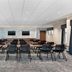 Courtyard by Marriott Milwaukee Brookfield at Poplar Creek meeting room with rows of tables and chairs