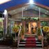 Beamish Park Hotel in Newcastle upon Tyne entrance with red carpet, glass doors and lit planters