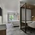 SpringHill Suites by Marriott Jacksonville North I-95 Area room with desk nook, bed and window view in Jacksonville