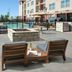 Residence Inn by Marriott Dallas Plano/The Colony pool deck with lounge seating and fire pit