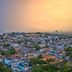Melia Santiago De Cuba overlooking Santiago de Cuba cityscape at sunset