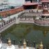 Boudha Stupa View Guest House in Kathmandu with a courtyard pond and decorative fountain