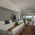 Nakara Long Beach Resort in Ko Lanta guest room with twin beds and ocean-view balcony