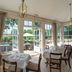 Bartley Lodge Hotel Southampton dining room with garden views and open doors to outdoor seating