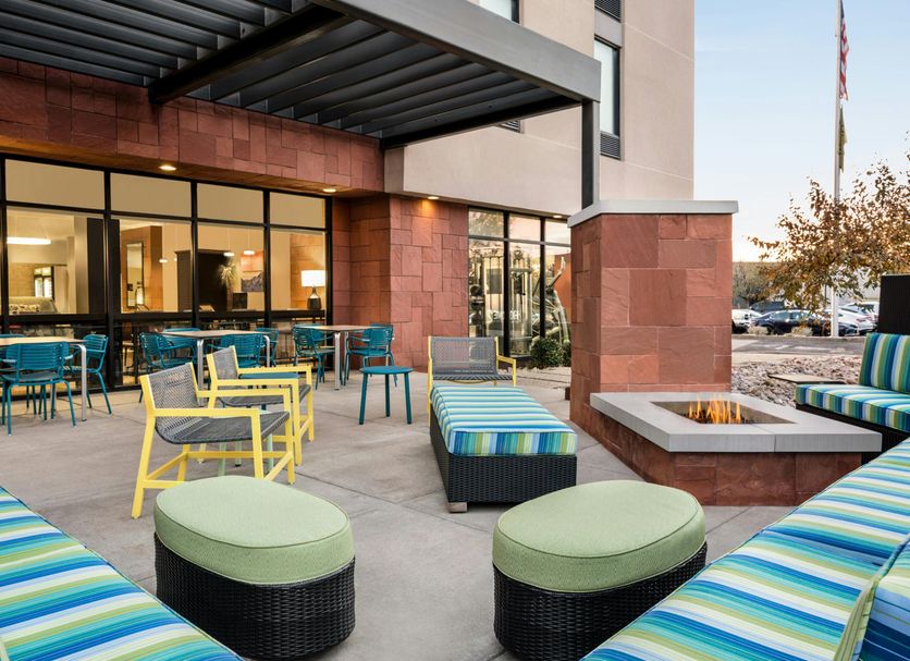 Home2 Suites by Hilton Salt Lake City/Layton in Layton with outdoor patio seating and fire pit