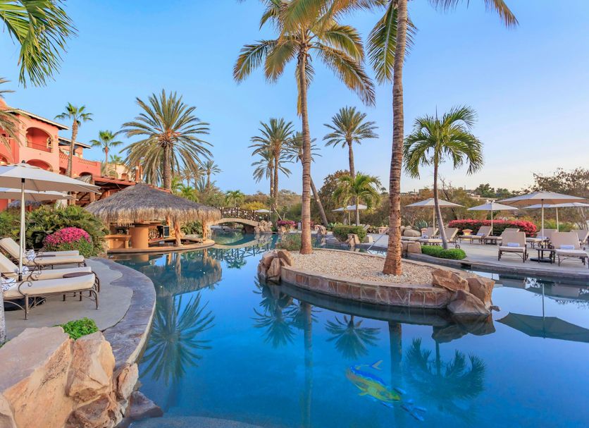 Hacienda del Mar Los Cabos, An Autograph Collection Resort in Cabo San Lucas with a tropical pool and palm trees