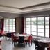 Hotel - Restaurant du Lac - Agen in Boé dining room with lake views through large windows
