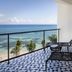 Ocean Eden Bay in Duncans: beachfront balcony with lounge chairs and ocean view