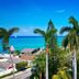 Seagarden Beach Resort, Montego Bay, with palm trees and ocean view