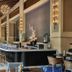 Montage Deer Valley in Park City lounge with long bar, chandeliers, high ceilings and seating area