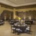 Hotel Ex-Hacienda San Xavier in Guanajuato, elegant banquet room with round dining tables and chairs