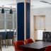 Holiday Inn Express & Suites Drums-Hazleton dining area with tables, chairs, and large windows