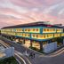 Courtyard by Marriott Shanghai International Tourism and Resorts Zone exterior at sunset in Shanghai