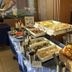 Toyoko Inn Hanshin Amagasaki Ekimae breakfast buffet with pastries, noodles, and side dishes