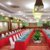 Somadevi Angkor Premium, Siem Reap: elegant banquet hall with U-shaped dining setup and chandeliers