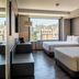 Ola Santiago Providencia, Tapestry Collection by Hilton room with twin beds and city view in Santiago