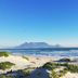 Dolphin Inn Blouberg in Cape Town with Table Mountain and ocean view over a sandy beach