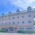 Hotel Sun Abashiri in Abashiri exterior with beige facade, dormer windows and entrance
