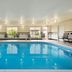 Fairfield Inn by Marriott Kankakee Bourbonnais indoor pool with lounge chairs in Bourbonnais