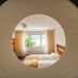 Hotel Seehof Walenstadt room with lake view through window in Walenstadt