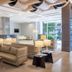 Four Points by Sheraton Barranquilla lobby with seating area, reception desk and large windows