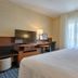 Fairfield Inn & Suites by Marriott Philadelphia Horsham guest room with king bed, desk, TV and window