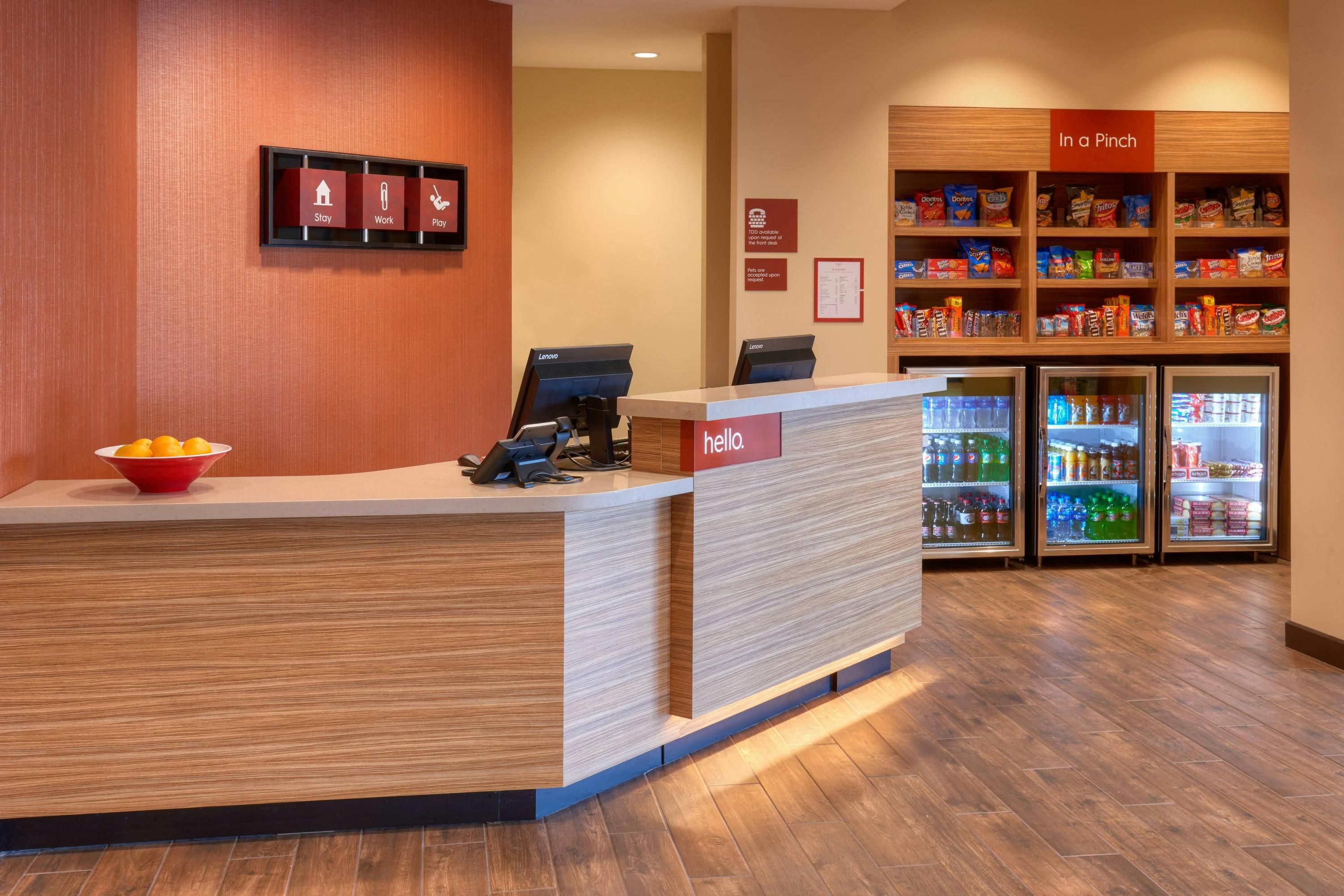 Front desk