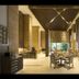 Hotel Grandhika Iskandarsyah Jakarta lobby lounge with high ceilings and seating area