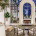Fairmont La Marina Rabat-Salé lobby lounge with tall arched window and seating in Rabat