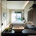Hotel Ristorante La Rosina guest room with bed, balcony view, and modern vanity in Marostica