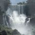 Posada Puerto Bemberg in Puerto Libertad overlooking a dramatic multi-tiered waterfall amid lush jungle