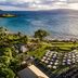 Wailea Beach Resort - Marriott, Maui in Wailea with oceanfront lawn ceremony setup and beach view