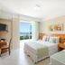 Oceania Park Hotel Spa & Convention Florianopolis room with two beds and ocean view balcony
