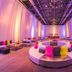 Hacienda del Mar Los Cabos, An Autograph Collection Resort lounge with round seating and purple lighting in Cabo San Lucas