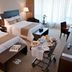 Gran Bourbon Hotel Asuncion in Asuncion: twin beds with room service breakfast and city-view windows