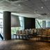 Brizo Salta in Salta conference room with rows of empty banquet-style chairs and large windows